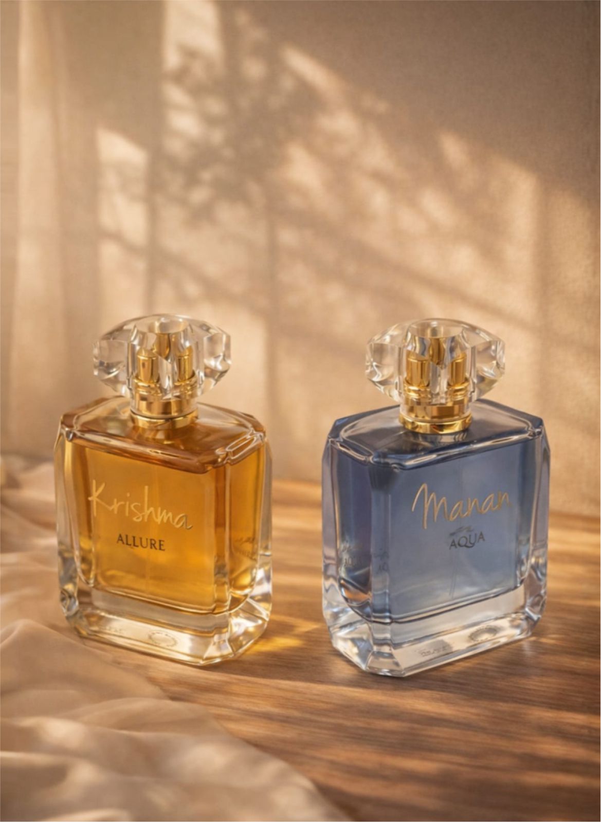 Aqua & Allure (100ml each) | Couple Perfume Sets | Customisable Fragrance Gift for His & Her