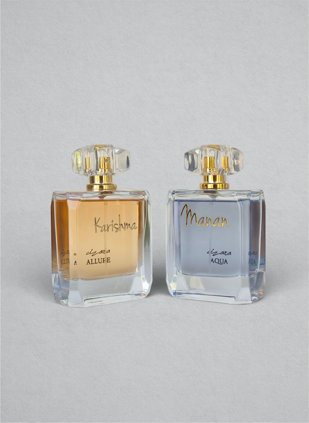 Aqua & Allure (100ml each) | Couple Perfume Sets | Customisable Fragrance Gift for His & Her