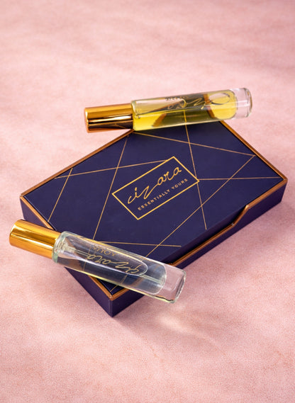 Cizara Mini Perfume Set | Travel-Size 15ml Fragrances for His & Her