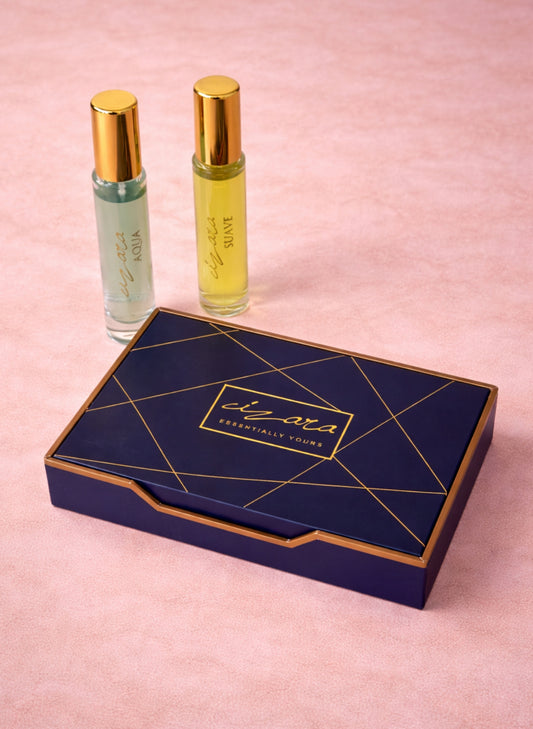 Cizara Mini Perfume Set | Travel-Size 15ml Fragrances for His & Her