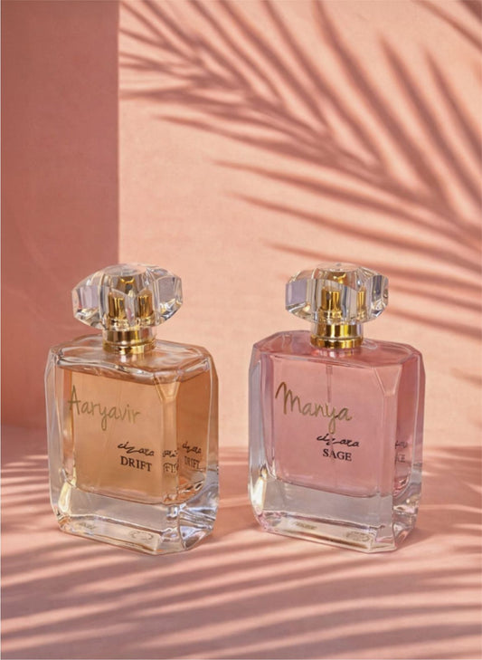 Drift & Sage (100ml each) | Couple Perfume Sets | Customisable Fragrance Gift for His & Her