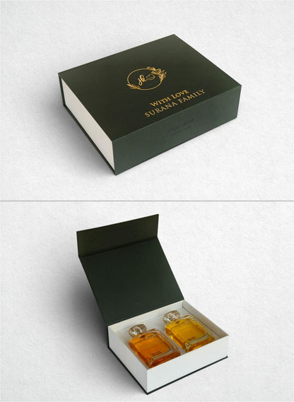 Suave & Allure (100ml each) | Couple Perfume Sets | Customisable Fragrance Gift for His & Her