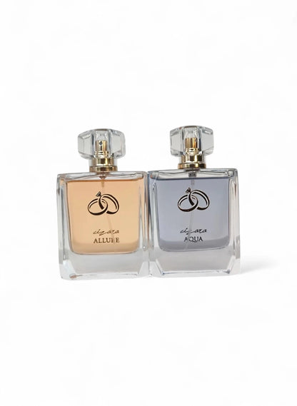 Happy Anniversary Couple Perfume Set | Aqua & Allure (100ml each) Perfume Gift Set