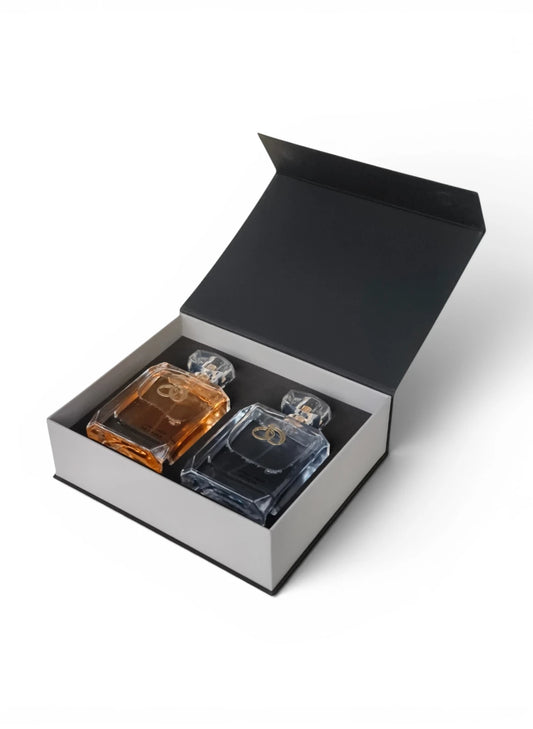 Happy Anniversary Couple Perfume Set | Aqua & Allure (100ml each) Perfume Gift Set
