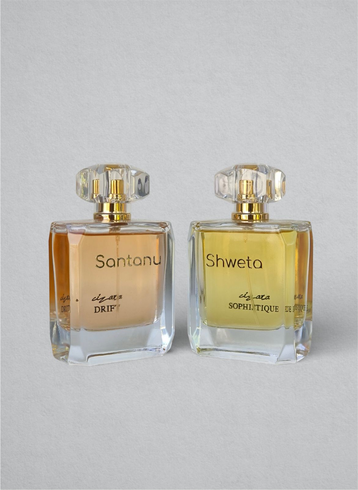 Drift & Sophistique (100ml each) | Couple Perfume Sets | Customisable Fragrance Gift for His & Her
