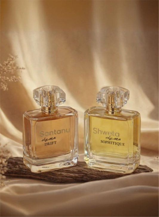 Drift & Sophistique (100ml each) | Couple Perfume Sets | Customisable Fragrance Gift for His & Her