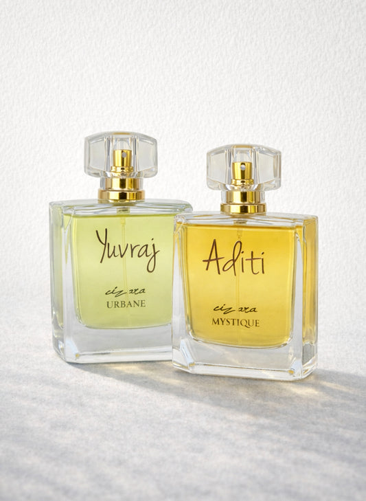 Urbane & Mystique (100ml each) | Couple Perfume Sets | Customisable Fragrance Gift for His & Her