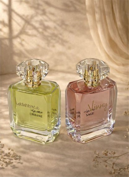 Urbane & Sage (100ml each) | Couple Perfume Sets | Customisable Fragrance Gift for His & Her